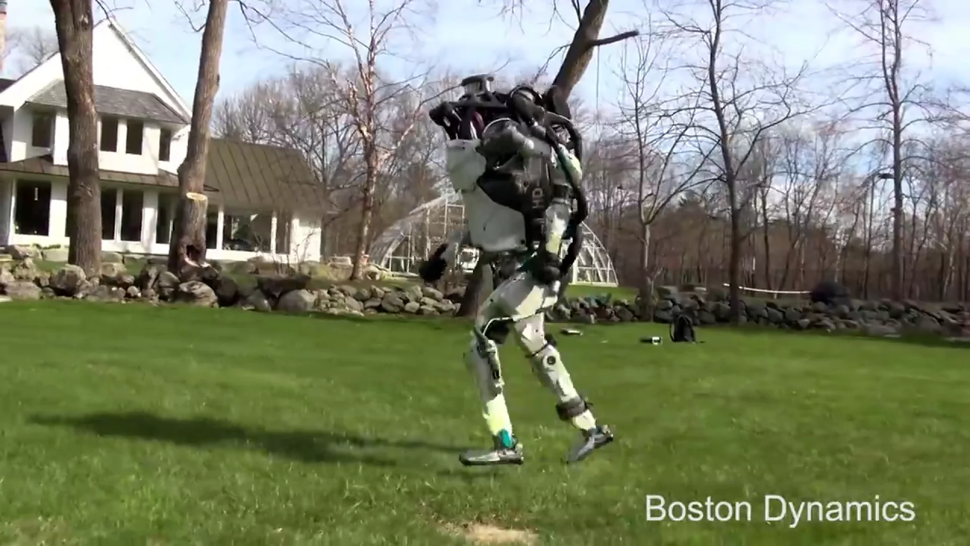 El robot de Boston Dynamics corriendo