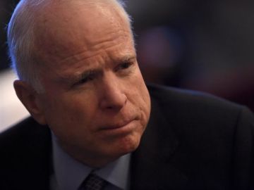 El senador republicano John McCain El senador republicano John McCain