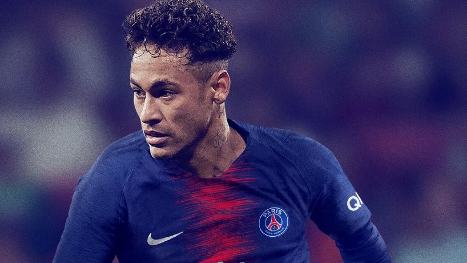 Neymar, con la nueva camiseta del PSG
