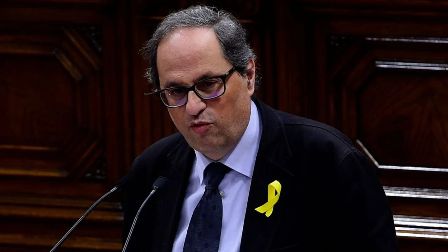 Quim Torra en el discurso de investidura Quim Torra en el discurso de investidura