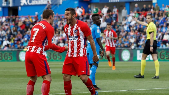 Koke celebrando el gol Koke celebrando el gol