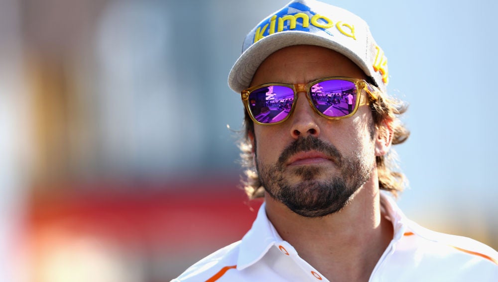 El piloto asturiano Fernando Alonso