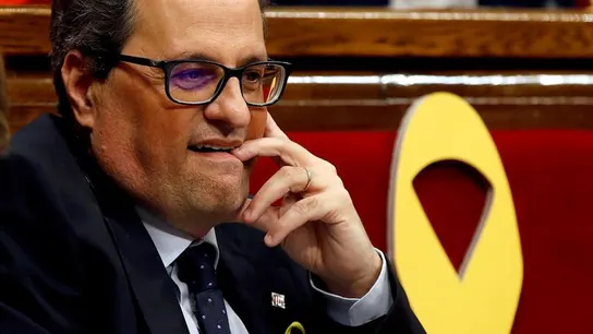 El candidato de JxCat a la presidencia de la Generalitat, Quim Torra El candidato de JxCat a la presidencia de la Generalitat, Quim Torra