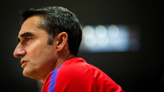 Valverde en rueda de prensa Valverde en rueda de prensa
