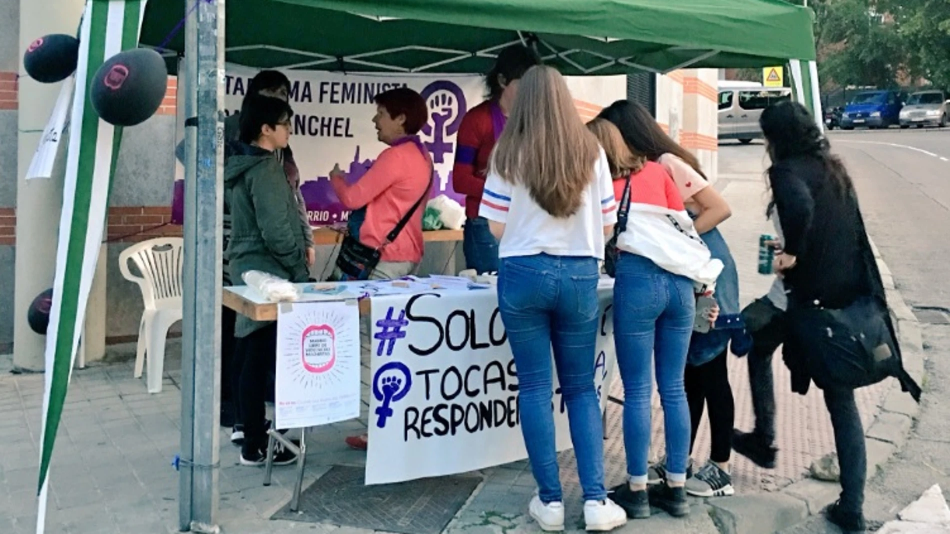 Plataforma feminista de Carabanchel en San Isidro