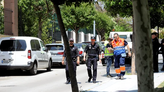 Alrededores del lugar donde se ha producido el asesinato en Marbella Alrededores del lugar donde se ha producido el asesinato en Marbella
