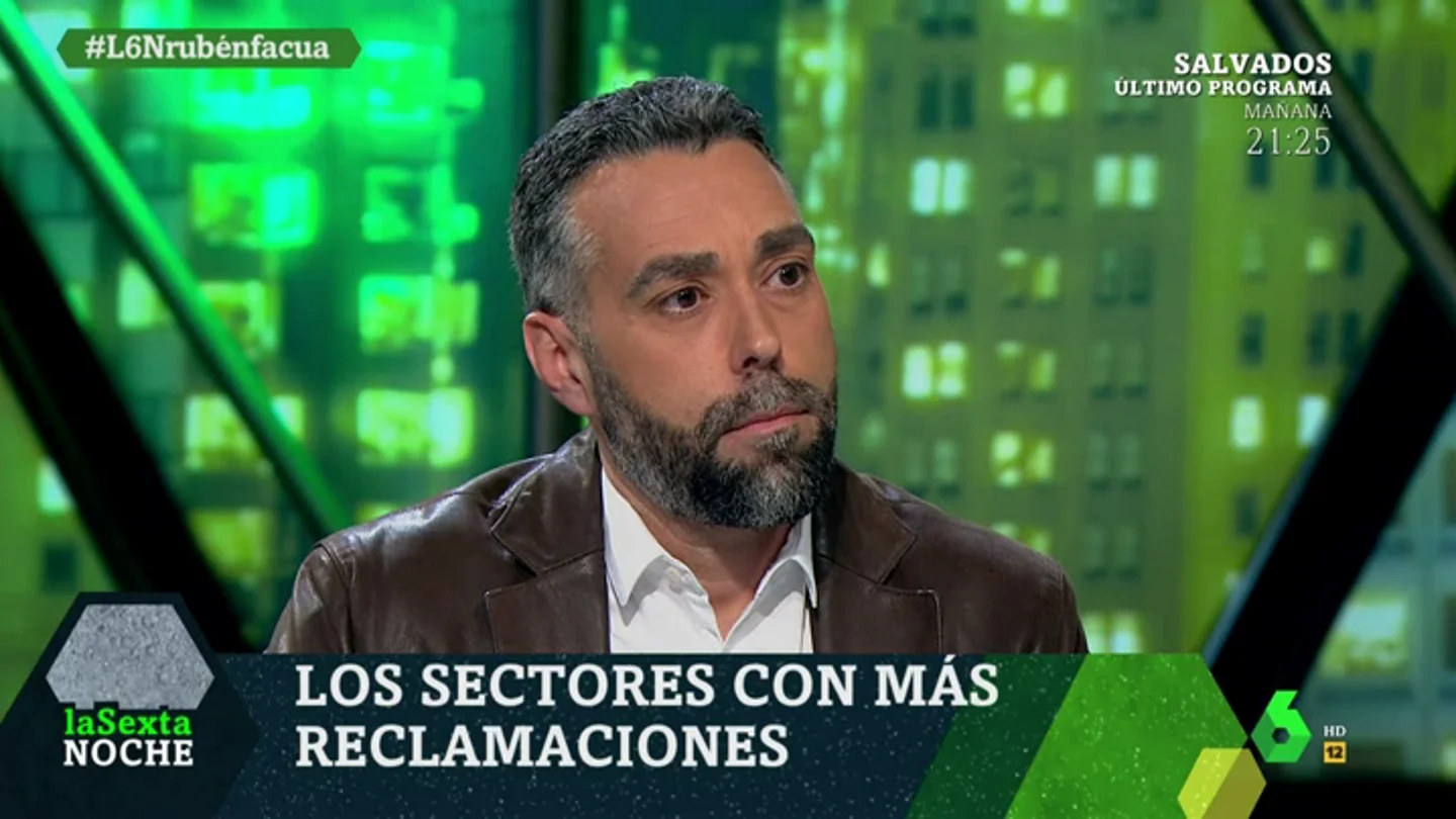 Rubén Sánchez, portavoz de Facua Rubén Sánchez, portavoz de Facua