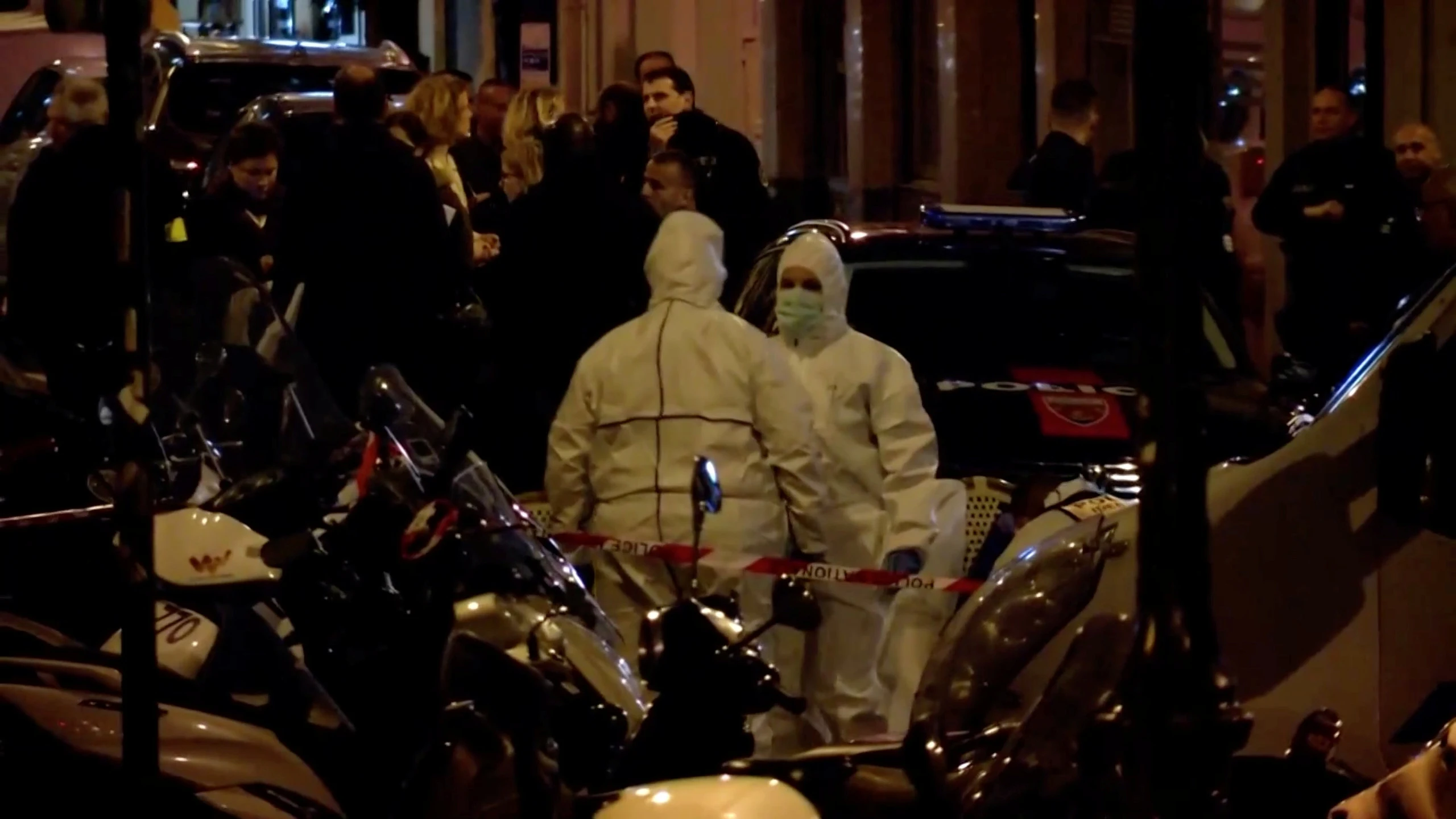 Escena del ataque en París Escena del ataque en París