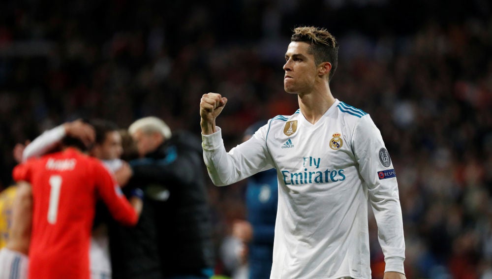 Cristiano Ronaldo celebra una victoria en la Champions