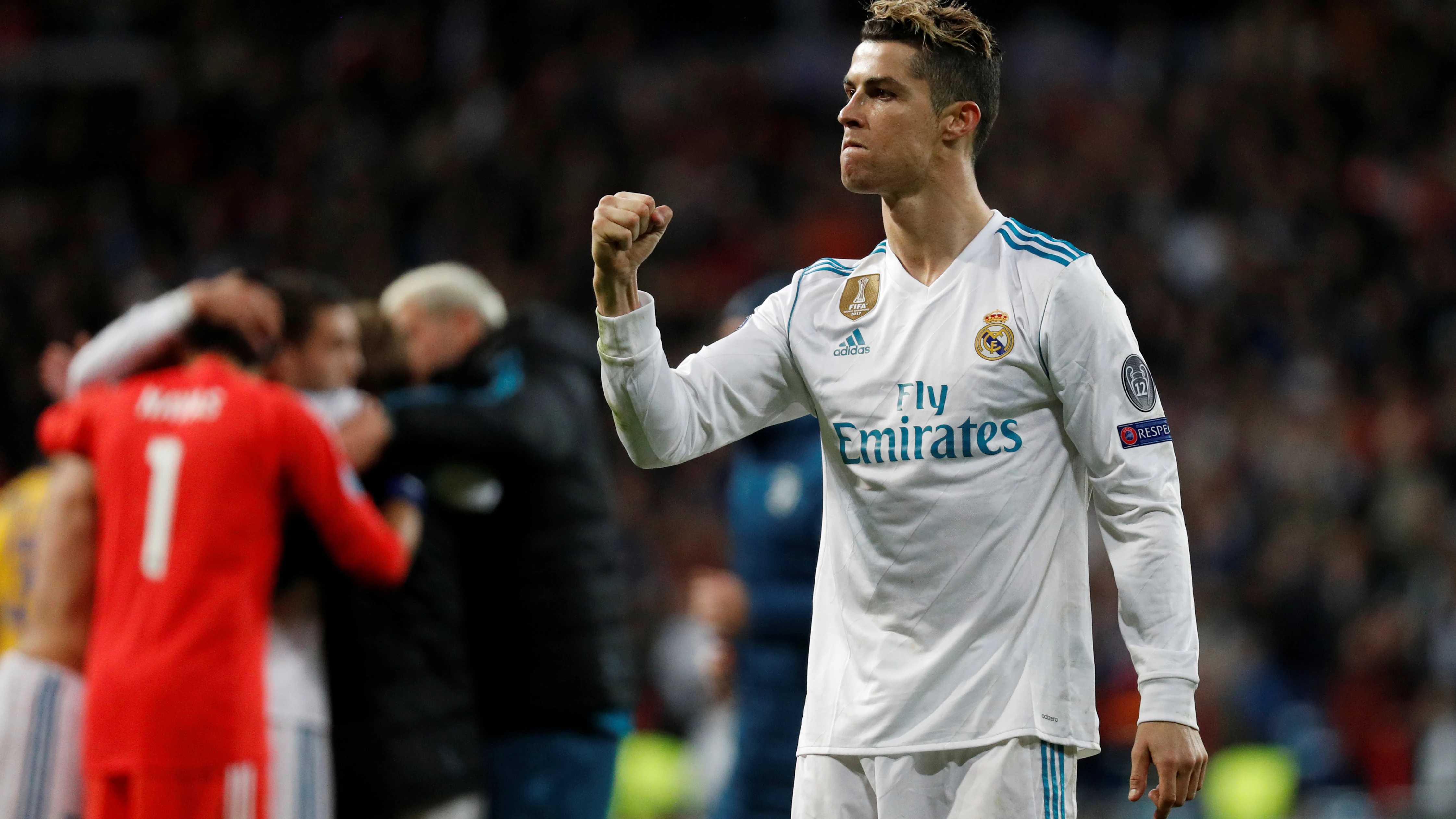 Cristiano Ronaldo celebra una victoria en la Champions