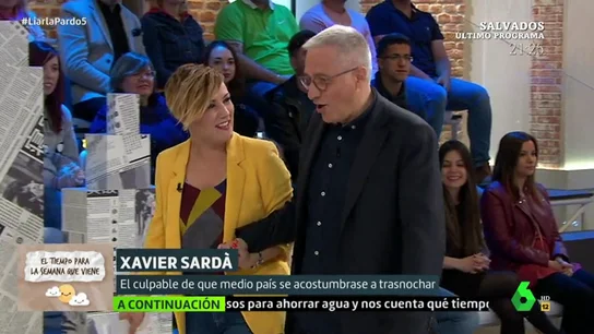 Cristina Pardo y Xavier Sardà Cristina Pardo y Xavier Sardà