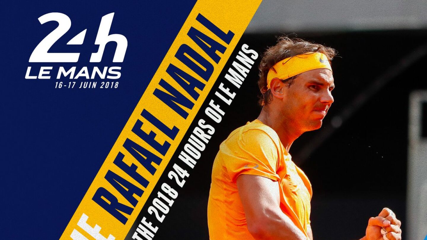 Rafa Nadal, encargado de dar la salida en Le Mans