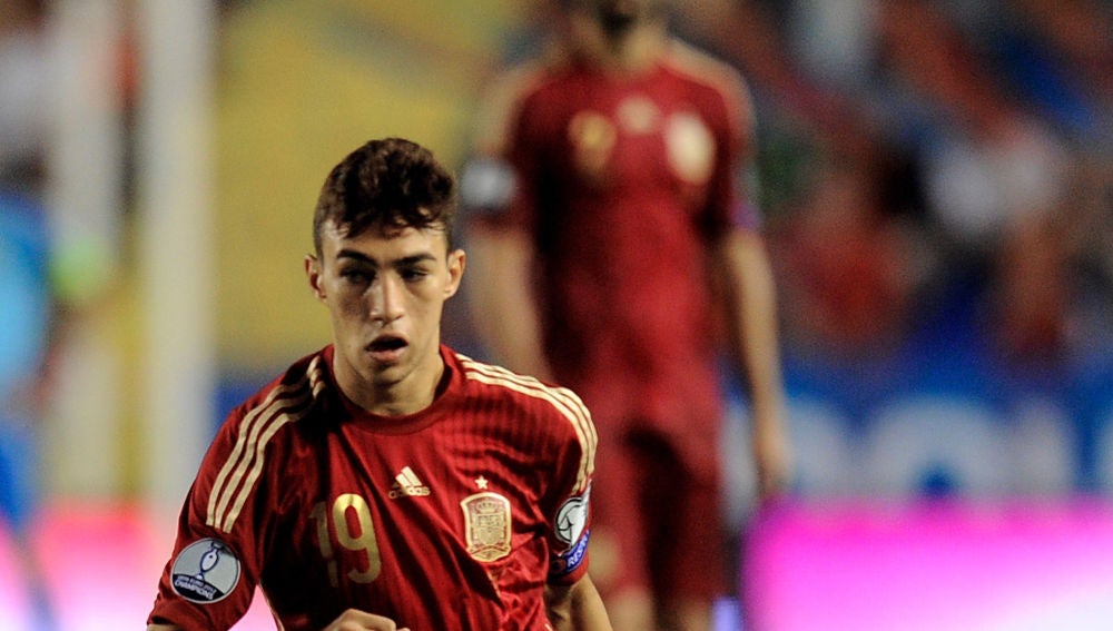 Munir, en su debut con la selección española