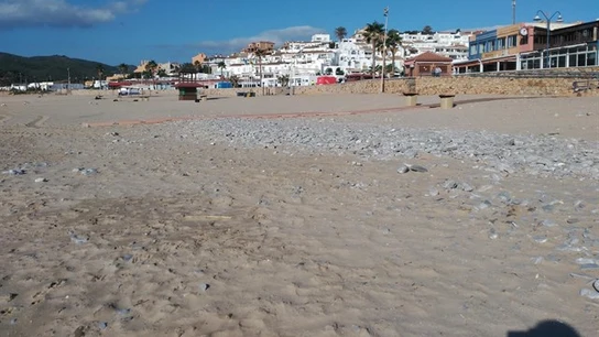 Playa de Getares, en Algeciras Playa de Getares, en Algeciras