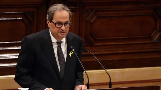 Quim Torra en el Parlament de Cataluña Quim Torra en el Parlament de Cataluña