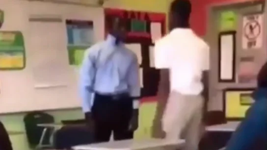 El momento de la pelea El momento de la pelea