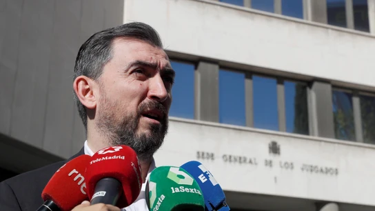 Ignacio Escolar a la salida de los juzgados de Plaza de Castilla Ignacio Escolar a la salida de los juzgados de Plaza de Castilla