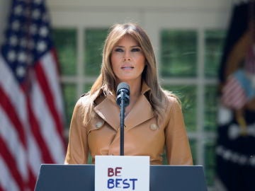 La primera dama de Estados Unidos, Melania Trump. La primera dama de Estados Unidos, Melania Trump.