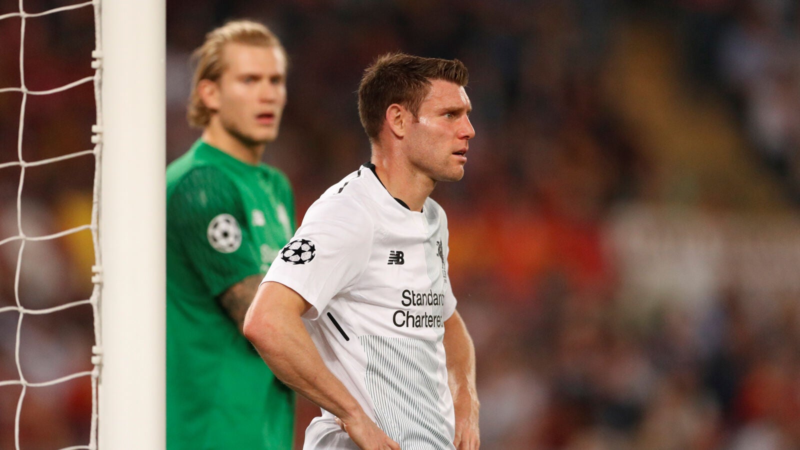 James Milner, en un partido del Liverpool