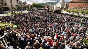 Pensionistas en Bilbao