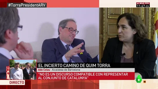 La alcaldesa de Barcelona, Ada Colau La alcaldesa de Barcelona, Ada Colau