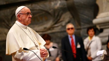 El Papa Francisco durante una misa