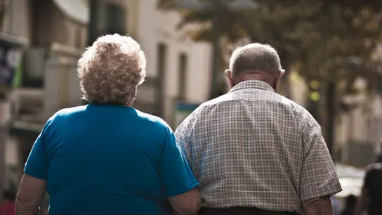 Imagen de archivo de una pareja de ancianos Por que las personas mayores viven cada vez mas en solitario