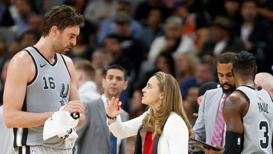 Becky Hammon y Pau Gasol Becky Hammon y Pau Gasol