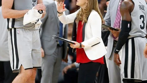 Becky Hammon y Pau Gasol