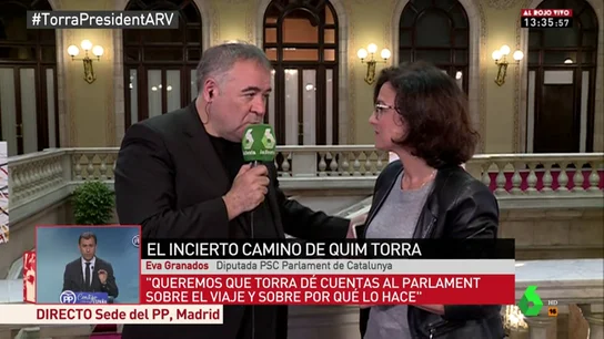 La diputada del PSC en el Parlament, Eva Granados La diputada del PSC en el Parlament, Eva Granados