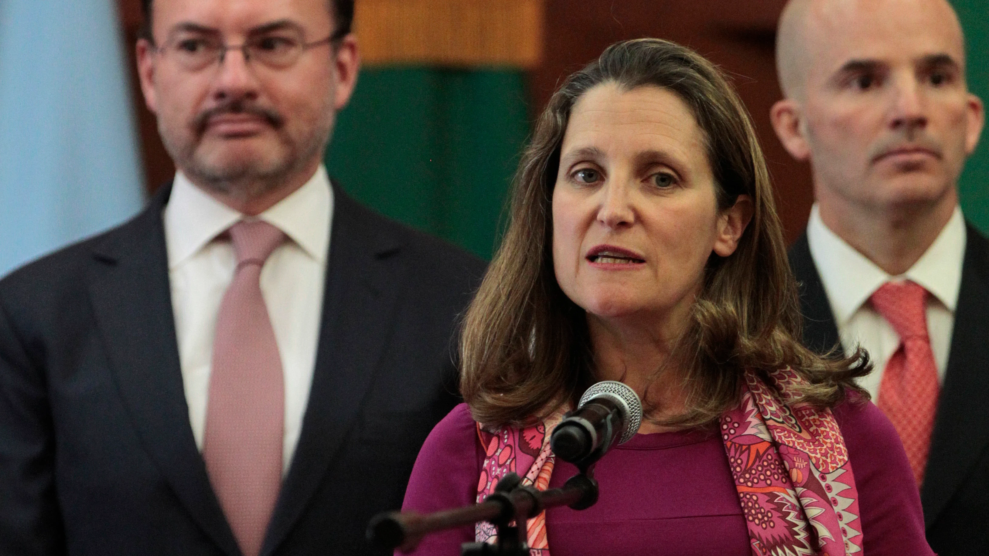 Chrystia Freeland, ministra de Asuntos Exteriores de Canadá