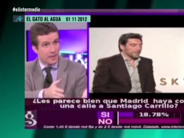Pablo Casado y Javier Bardem Pablo Casado y Javier Bardem