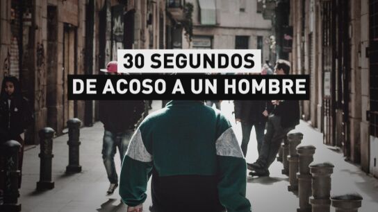 30 segundos de acoso a un hombre