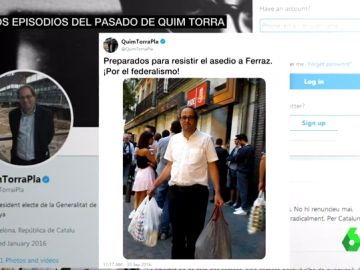 Quim Torra haciéndose pasar por militante del PSOE Quim Torra haciéndose pasar por militante del PSOE