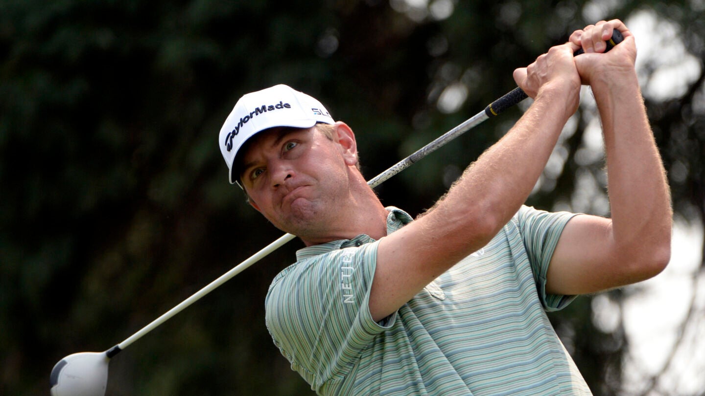 Lucas Glover, durante un torneo en 2014