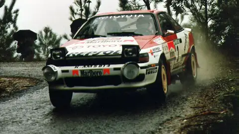 Carlos Sainz en el Rally Portugal 1991 El piloto Carlos Sainz en carrera durante el Rally Portugal 1991