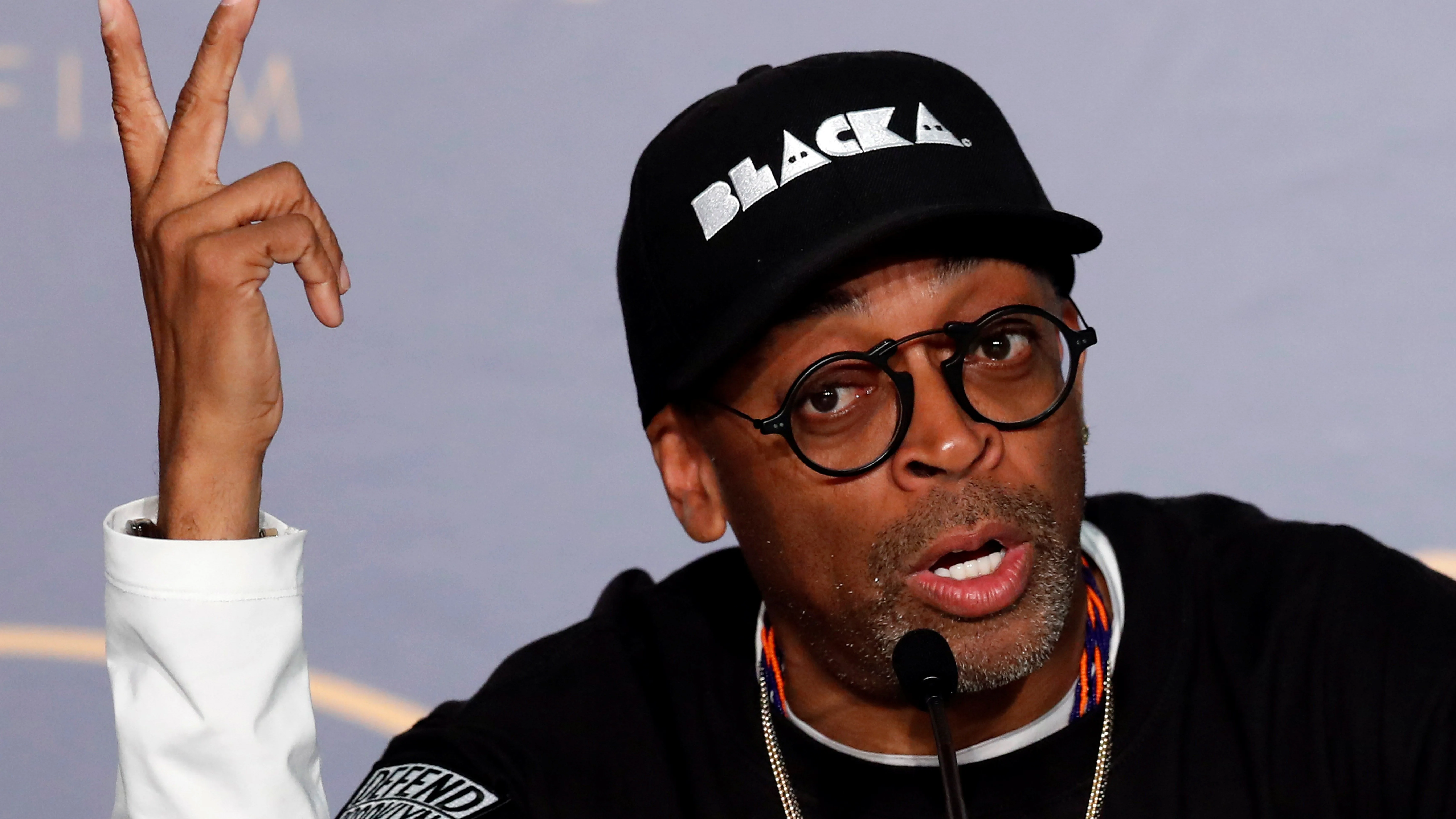 El director de cine estadounidense Spike Lee