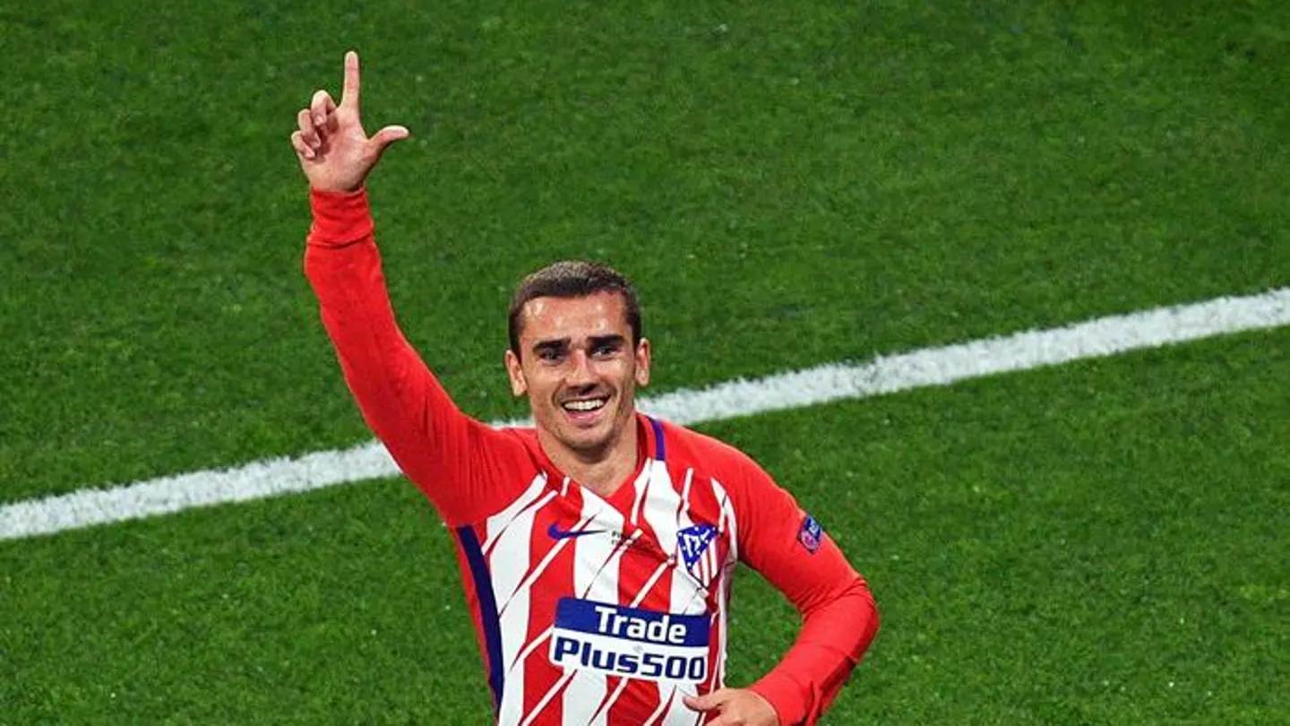 Antoine Griezmann celebra su gol ante el Olympique de Marsella Antoine Griezmann celebra su gol ante el Olympique de Marsella