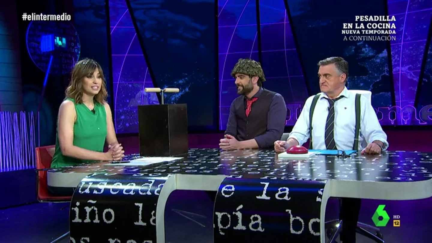 Sandra Sabatés, Dani Mateo y El Gran Wyoming Sandra Sabatés, Dani Mateo y El Gran Wyoming