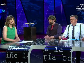 Sandra Sabatés, Dani Mateo y El Gran Wyoming Sandra Sabatés, Dani Mateo y El Gran Wyoming