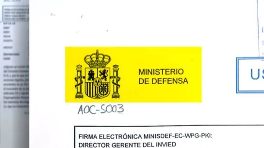 Documento del ministerio de Defensa sobre la S30 Documento del ministerio de Defensa sobre la S30