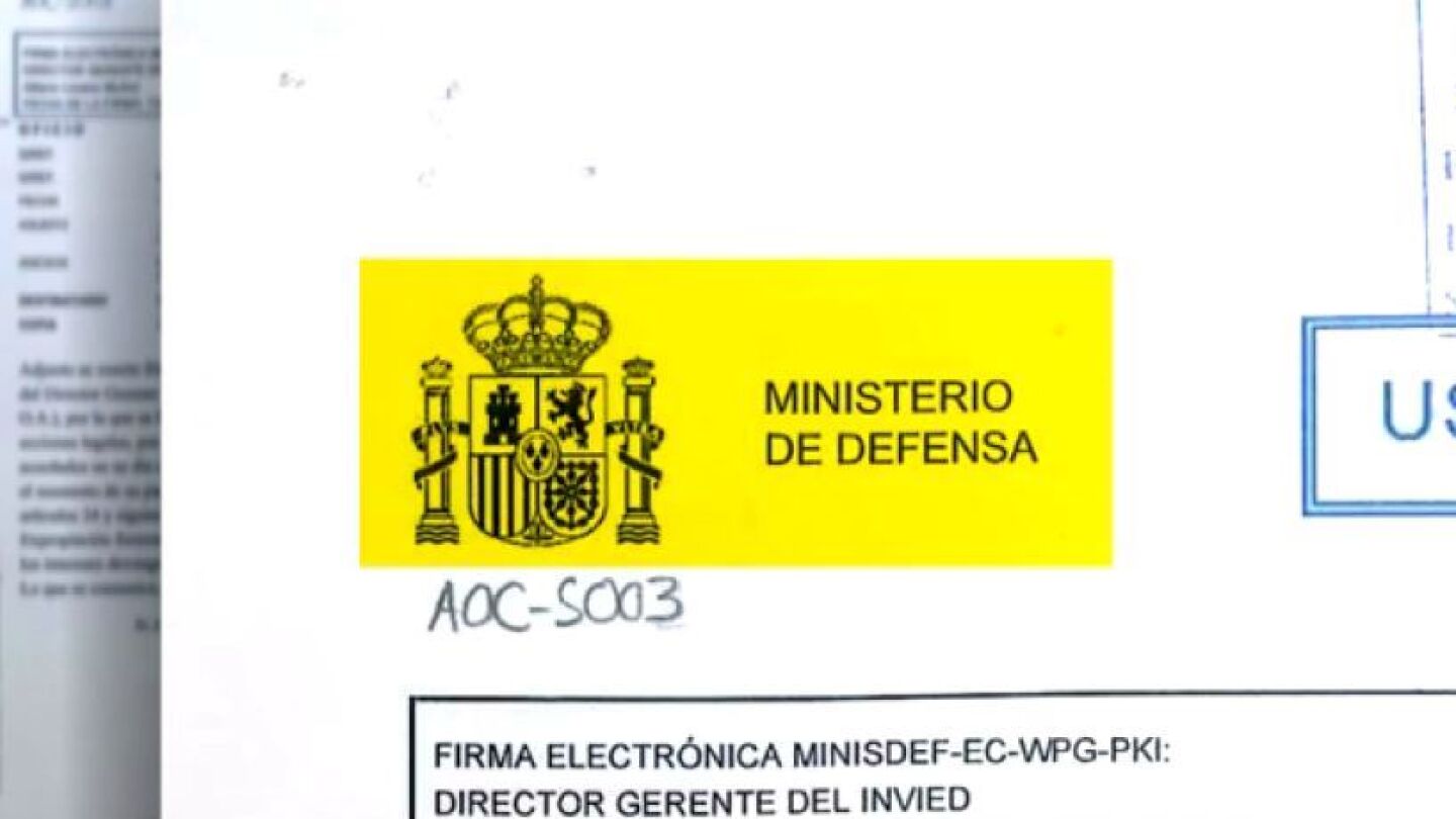 Documento del ministerio de Defensa sobre la S30