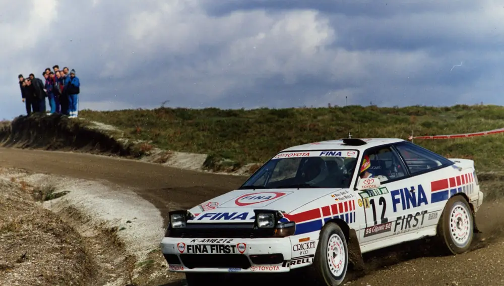 Marc Duez en el Rally Portugal 1991