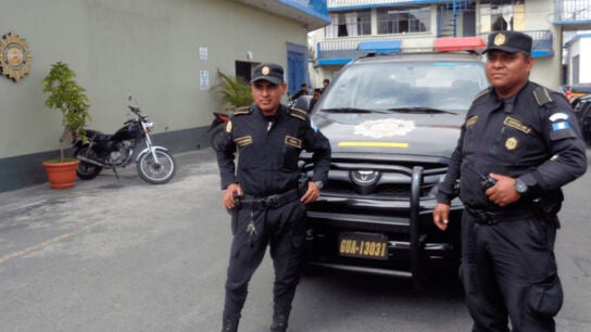 Polic&iacute;a de Guatemala