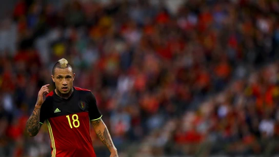 Nainggolan, durante un partido con Bélgica Nainggolan, durante un partido con Bélgica