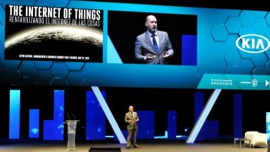 Kevin Ashton, en el MABS2018 Kevin Ashton, en el MABS2018