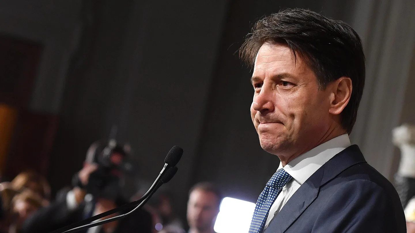 El primer ministro italiano Giuseppe Conte El designado primer ministro italiano Giuseppe Conte
