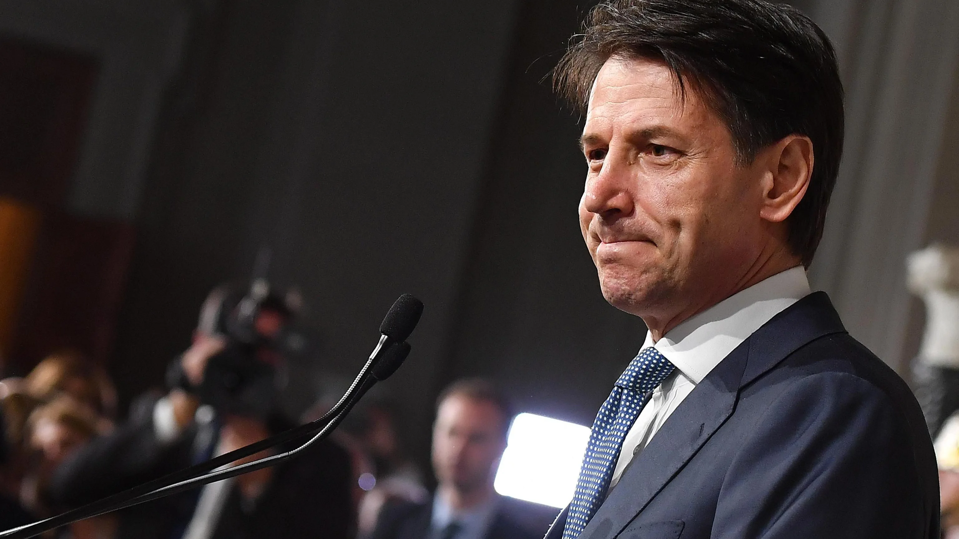 El designado primer ministro italiano Giuseppe Conte