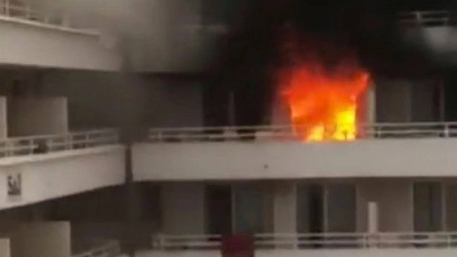 Incendio en un hotel de Magaluf