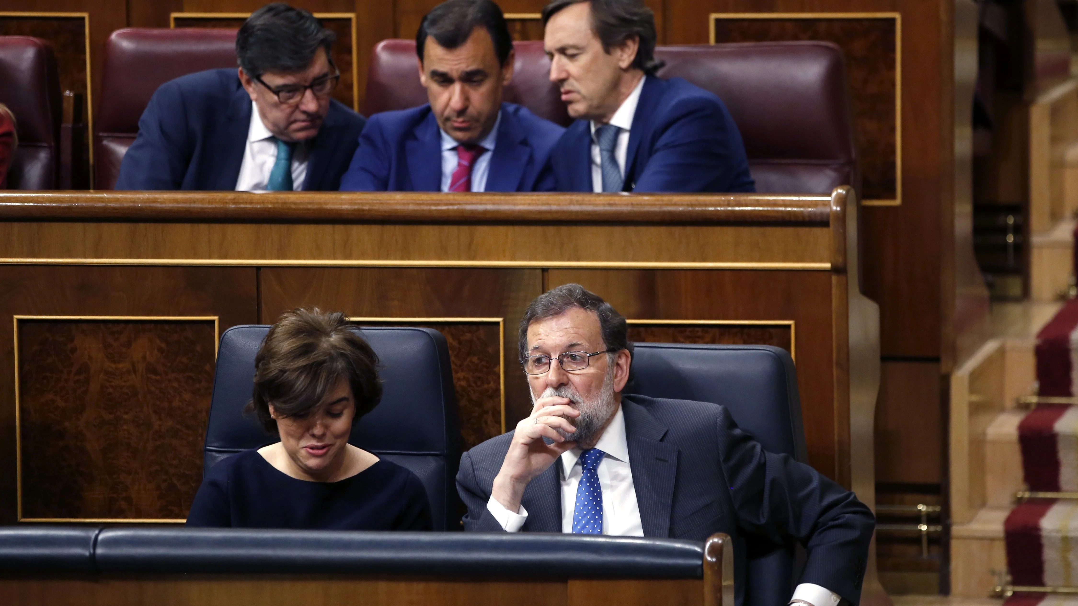  El presidente del Gobierno, Mariano Rajoy